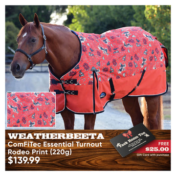 WeatherBeeta ComfiTec Essentials Turnout - Rodeo Print (220g)